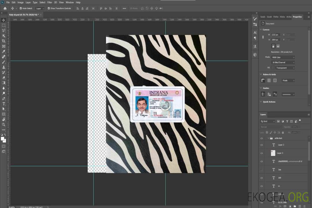 USA Indiana DL photolook AVANT template USA Indiana DL photolook AVANT template